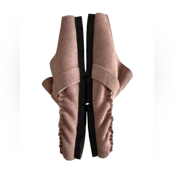 NWOT Free People Diamonte Buckle Slip on Buckle Mules in Blush Pink - Picture 7 of 12